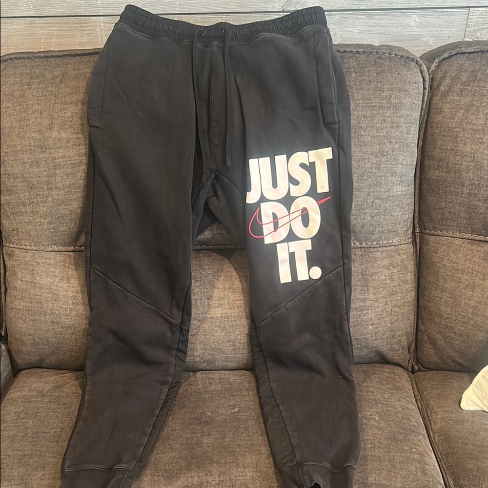 Nike Black Joggers with Bold Logo